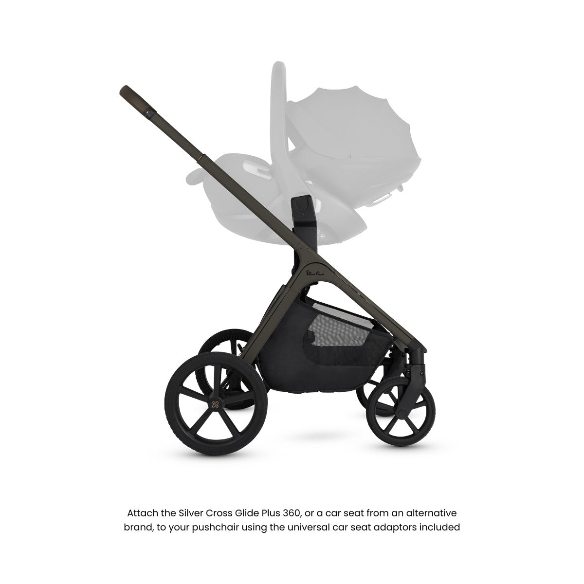 Silver Cross Cove Complete Stroller & Accessory Bundle - Damson