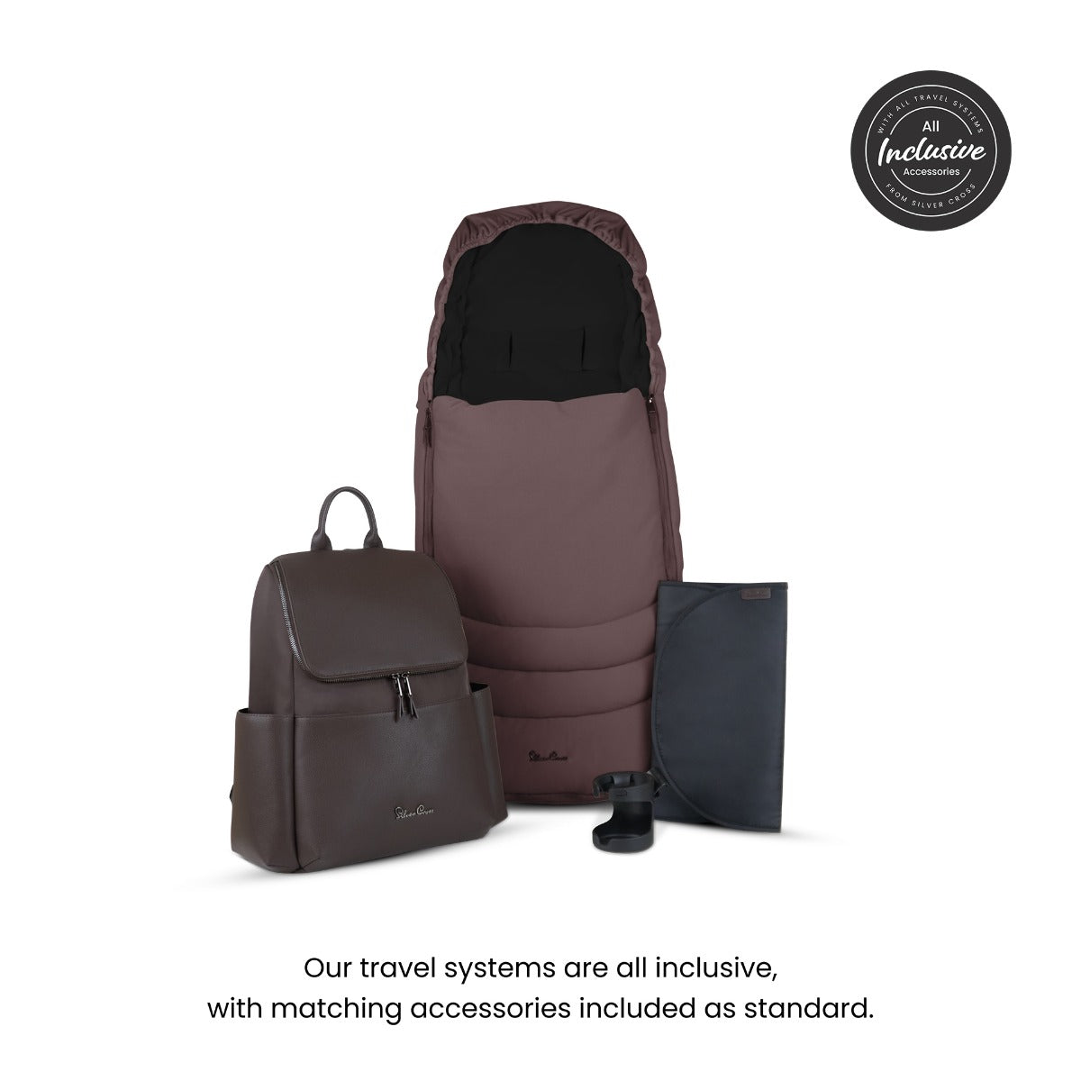 Silver Cross Cove Ultimate Maxi-Cosi Cabriofix i-Size Car Seat Bundle - Damson