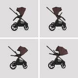 Silver Cross Cove Ultimate Maxi-Cosi Cabriofix i-Size Car Seat Bundle - Damson