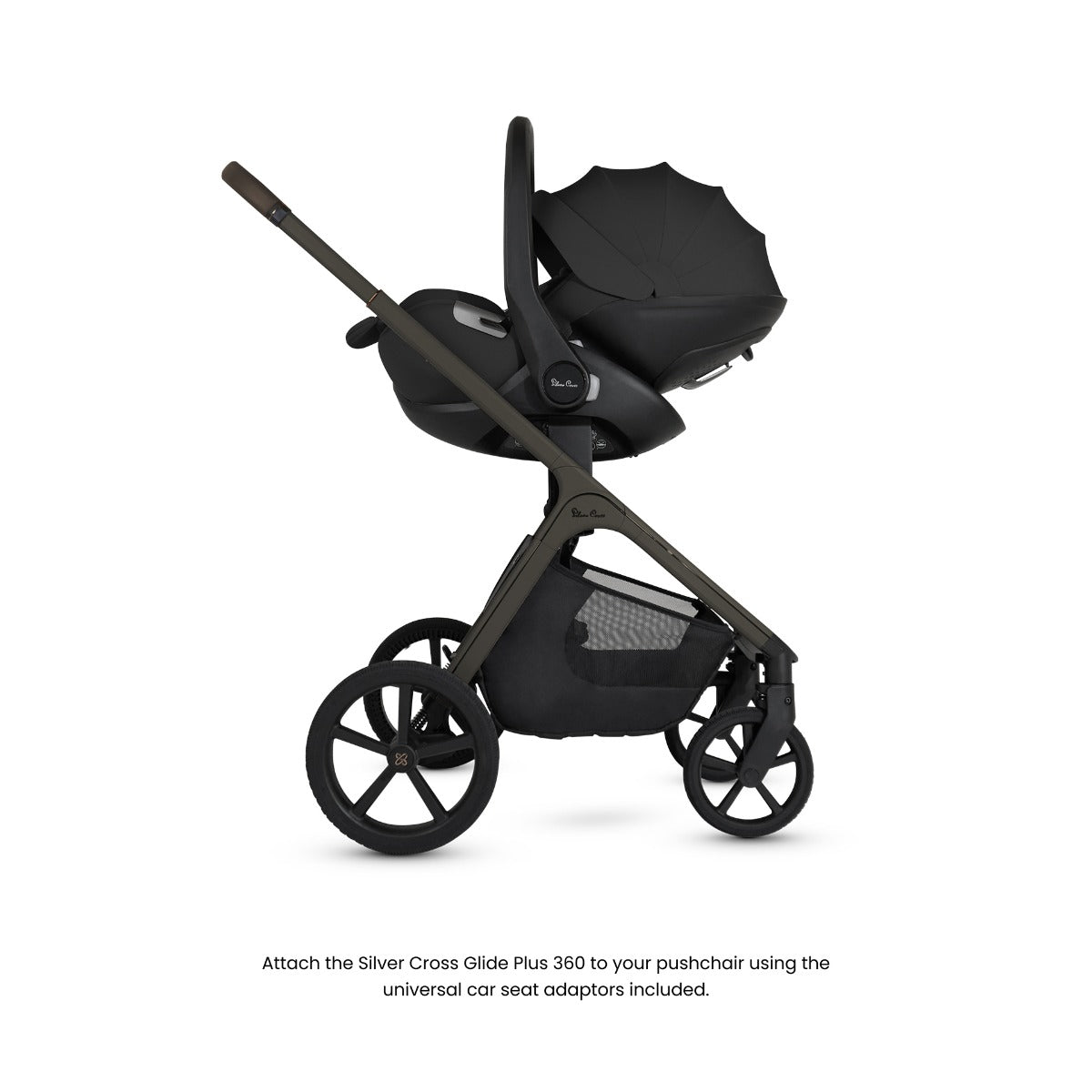 Silver Cross Cove Ultimate Maxi-Cosi Cabriofix i-Size Car Seat Bundle - Damson