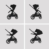 Silver Cross Cove Complete Stroller & Accessory Bundle - Onyx