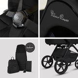 Silver Cross Cove Complete Stroller & Accessory Bundle - Onyx