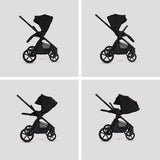 Silver Cross Cove Ultimate 360 Family Car Seat Bundle - Onyx
