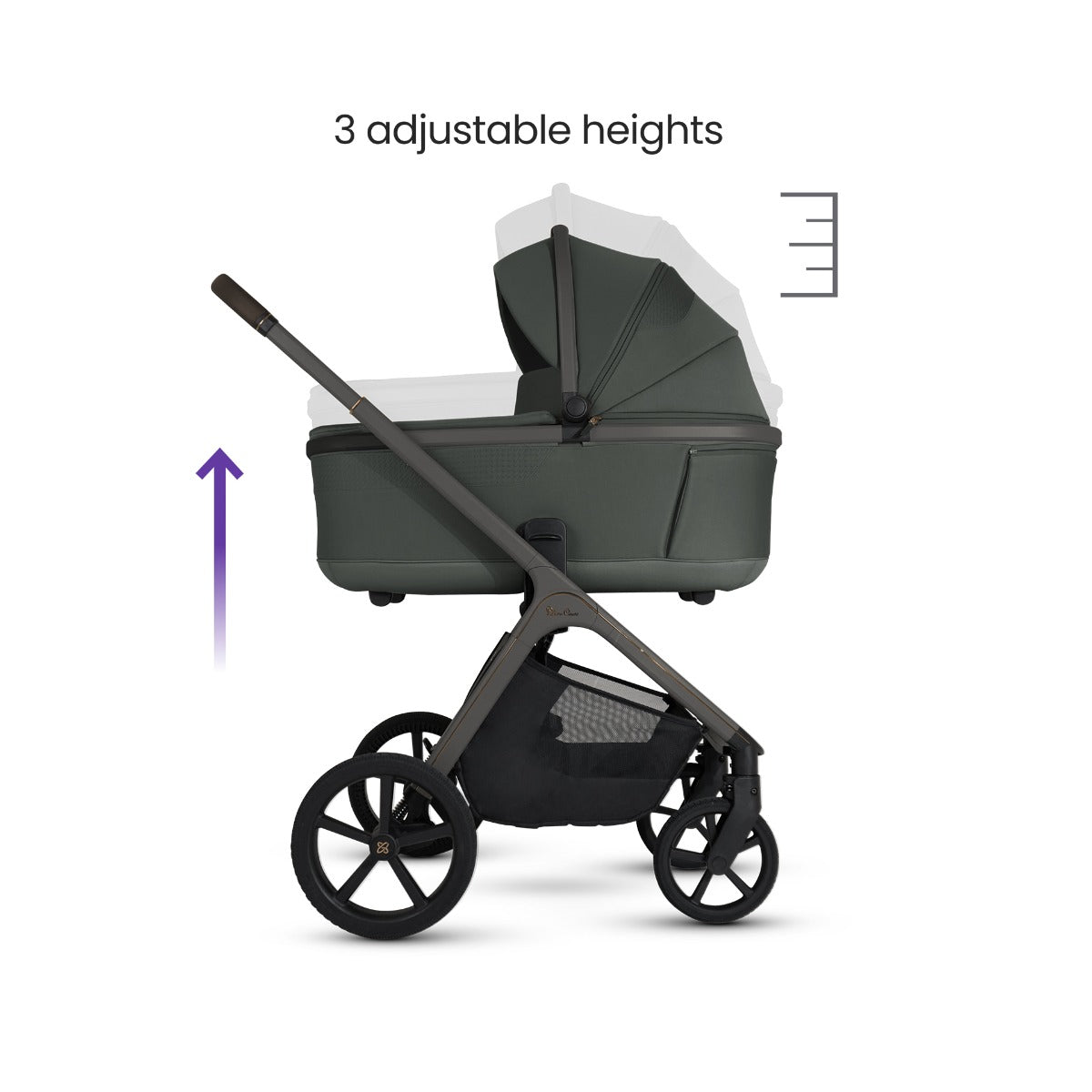 Silver Cross Cove Complete Stroller & Accessory Bundle - Pewter