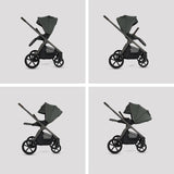 Silver Cross Cove Ultimate 360 Family Car Seat Bundle - Pewter