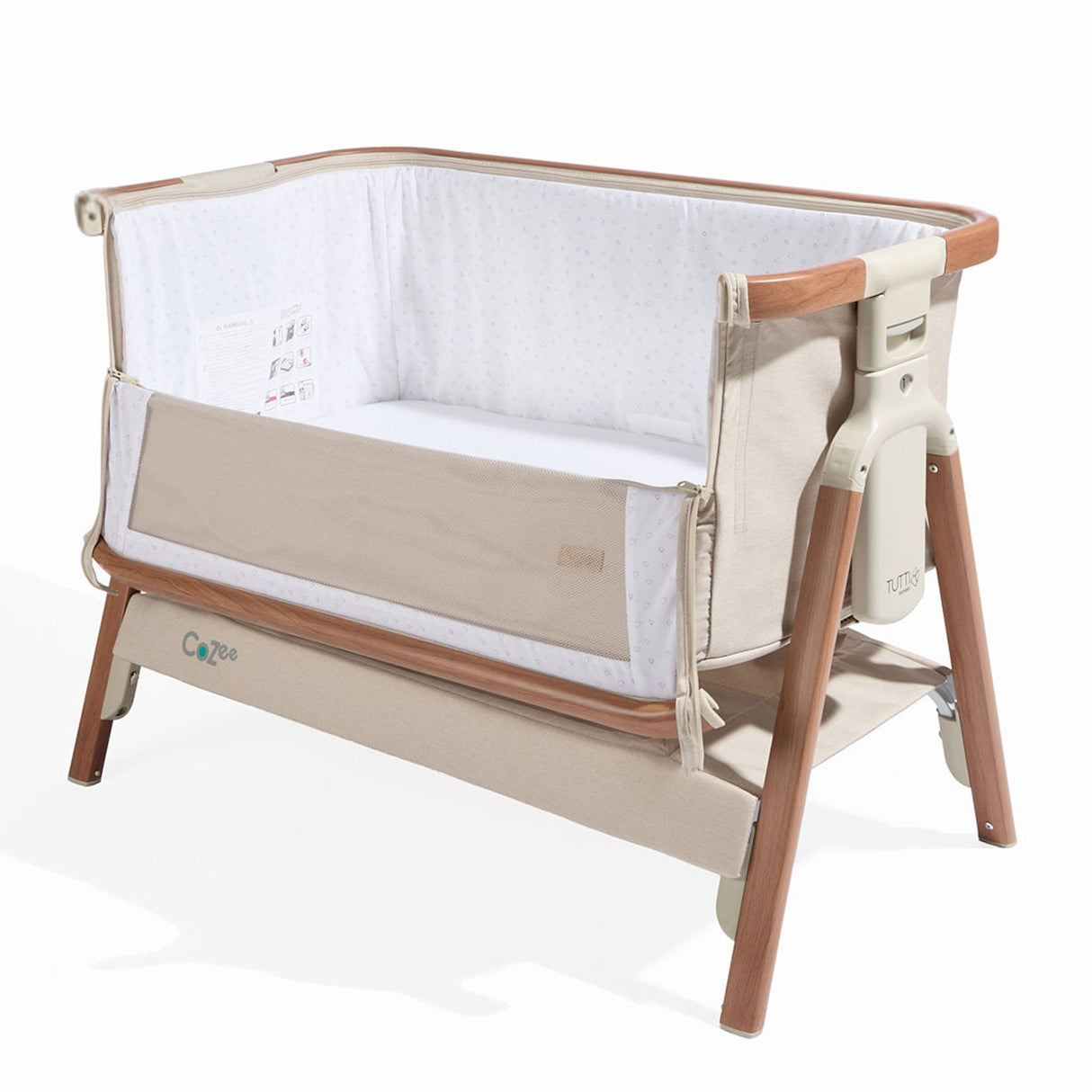 Tutti Bambini CoZee Bedside Crib Bundle - Run Wild