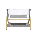 Tutti Bambini CoZee Mini Me Play Crib - Oak & Charcoal