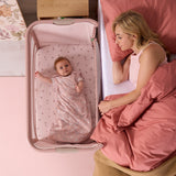 Tutti Bambini CoZee Zen Bedside Crib - Blush
