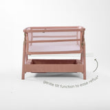 Tutti Bambini CoZee Zen Bedside Crib - Blush