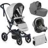Jané Crosswalk-R All-Terrain Travel System with Carrycot & Koos iSize R1, Tech Mouse / Black Grey