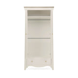 CuddleCo Clara 2 Door Double Wardrobe - Cashmere and Ash