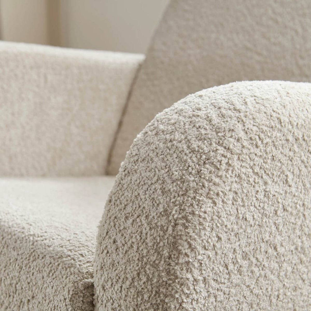 CuddleCo Etta Nursing Chair - Boucle Mushroom