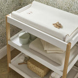 CuddleCo Nola 2 Piece Nursery Furniture Set - White and Natural