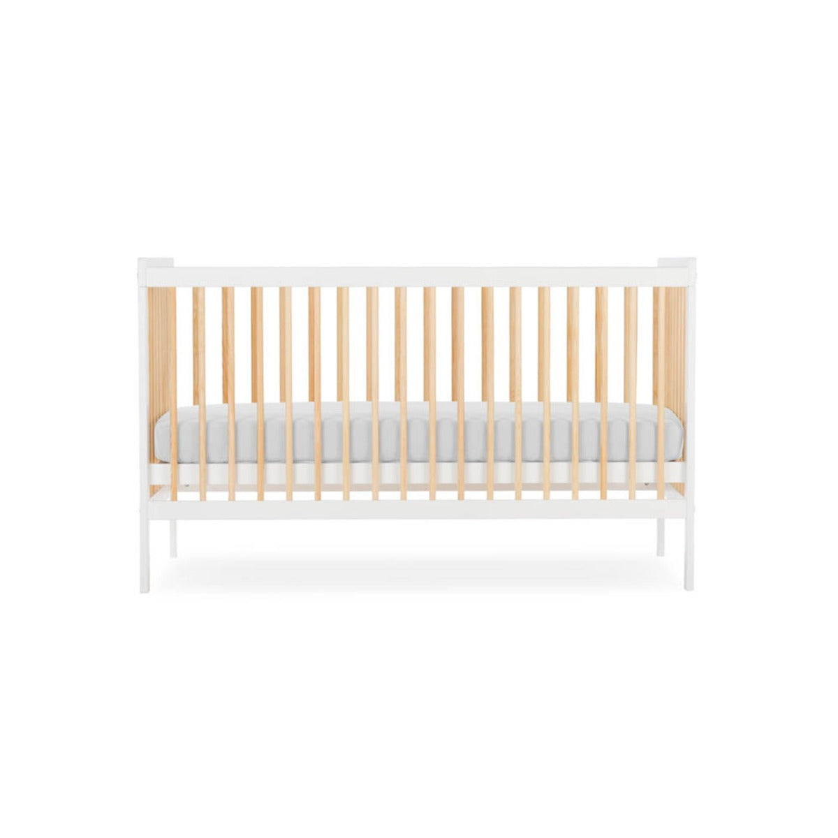 CuddleCo Nola 2 Piece Nursery Furniture Set - White and Natural