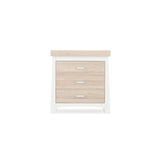 CuddleCo Ada 3 Piece Nursery Furniture Set – White and Ash
