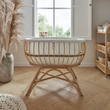 CuddleCo Aria Crib  - Rattan