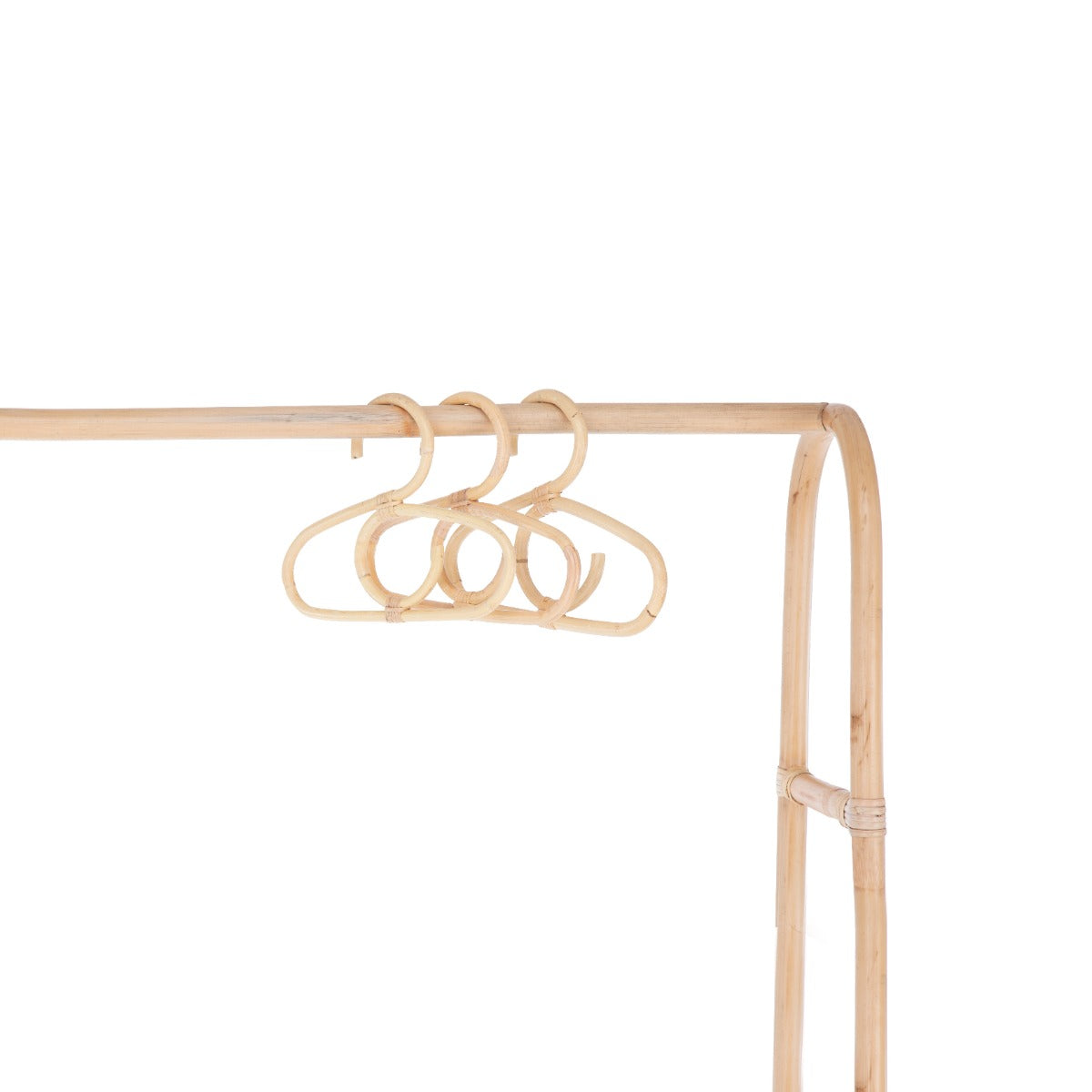 CuddleCo Aria 2 Piece Set With Crib & Clothes Rail - Rattan