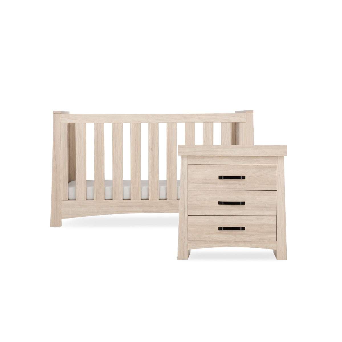CuddleCo Isla 2 Piece Nursery Furniture Set – Ash
