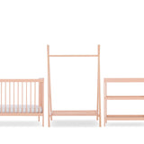 CuddleCo Nola 3 Piece Nursery Furniture Set - Soft Blush