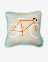Toby Tiger Grey Bike Cushion Cover