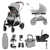 Cybex e-Gazelle S Cloud T Plus Bundle - Stone Grey