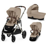 Cybex Gazelle S Double Pushchair- Almond Beige