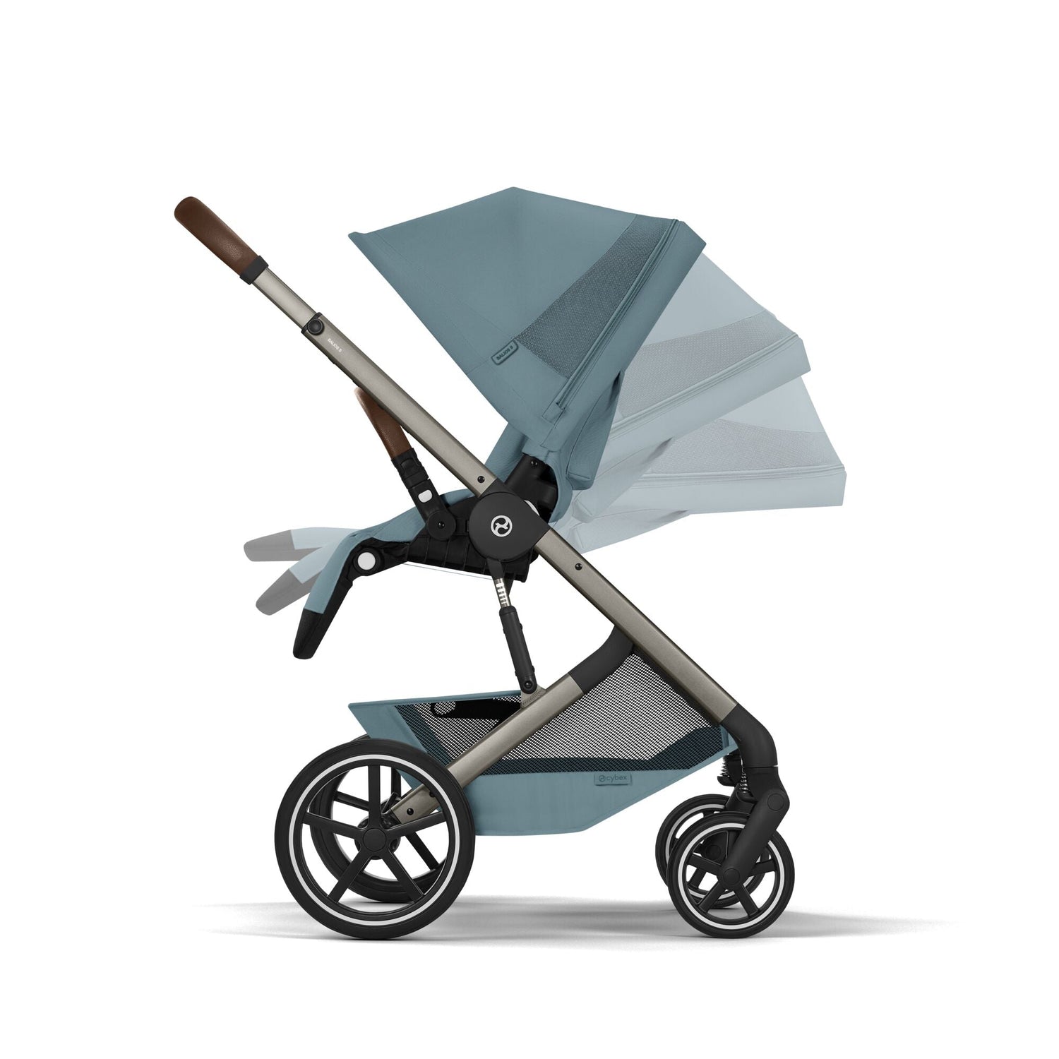 Cybex Balios + Fold Cot Accessory Bundle - Stormy Blue