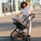 Cybex Balios + Fold Cot Travel System Bundle - Moon Black
