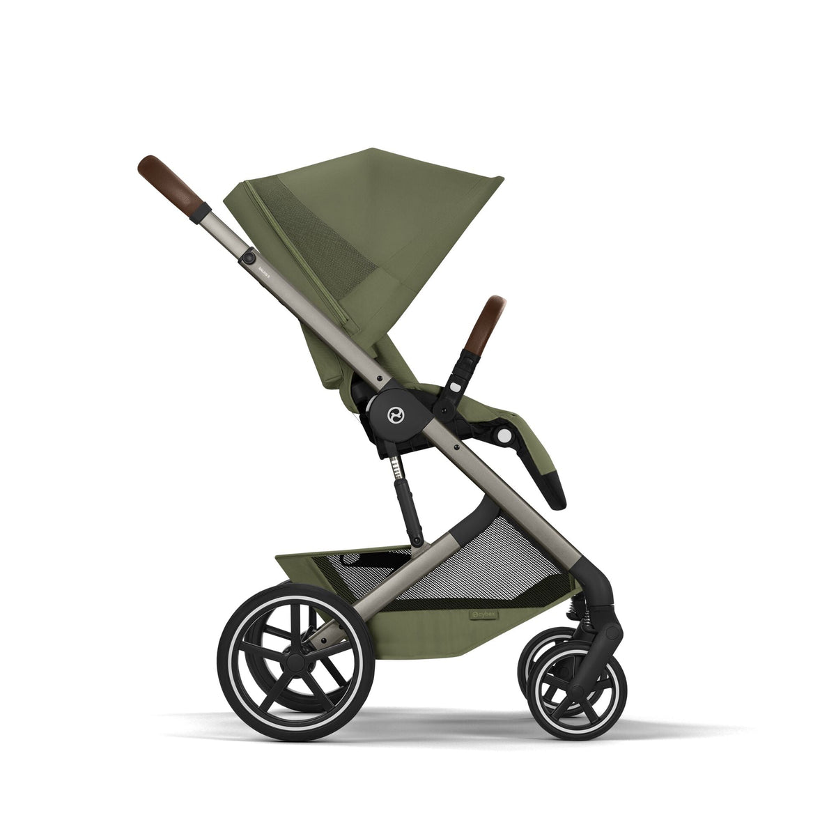 Cybex Balios + Fold Cot Travel System Bundle - Moss Green