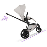 Cybex ePriam Style Pushchair - City Grey with Matt Black Frame