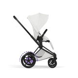 Cybex ePriam Style Pushchair - Off White with Matt Black Frame