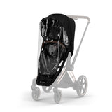Cybex e-PRIAM Fold Cot Travel System Bundle - Style Peach Pink & Chrome Brown Frame