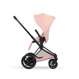 Cybex ePriam Style Pushchair - Peach Pink with Matt Black Frame