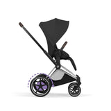 Cybex ePriam Style Pushchair - Sepia Black with Chrome Brown Frame