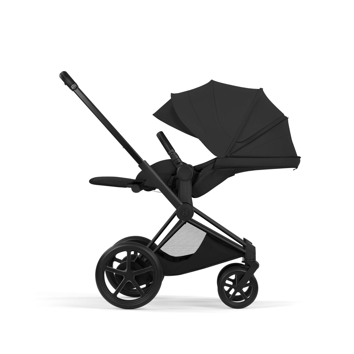 Cybex ePriam Style Pushchair - Sepia Black with Matt Black Frame