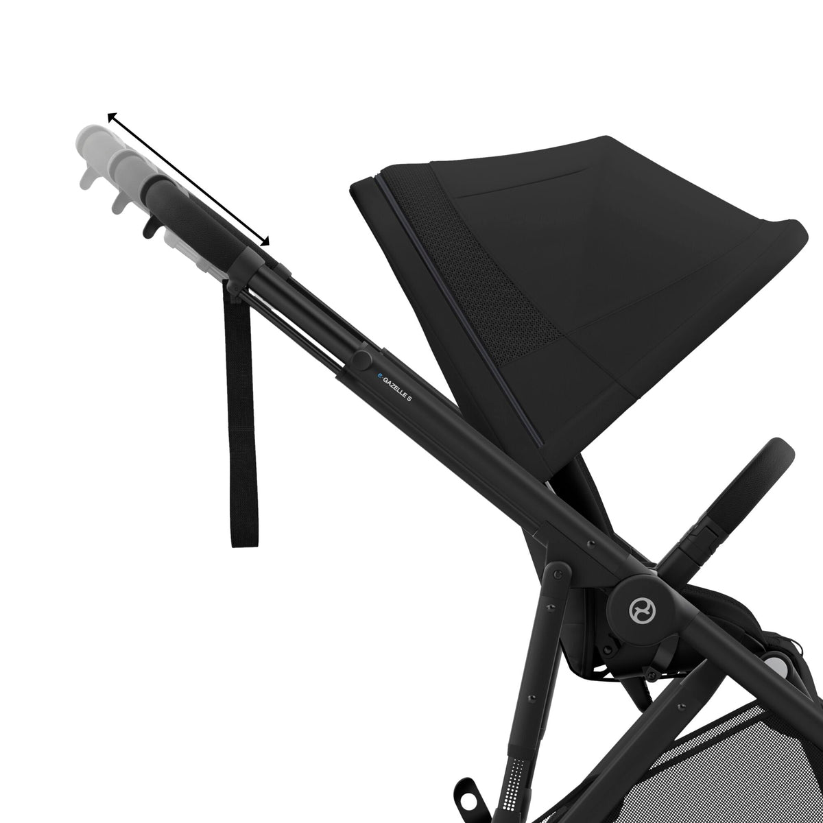 Cybex e-Gazelle S Essential Bundle- Moon Black