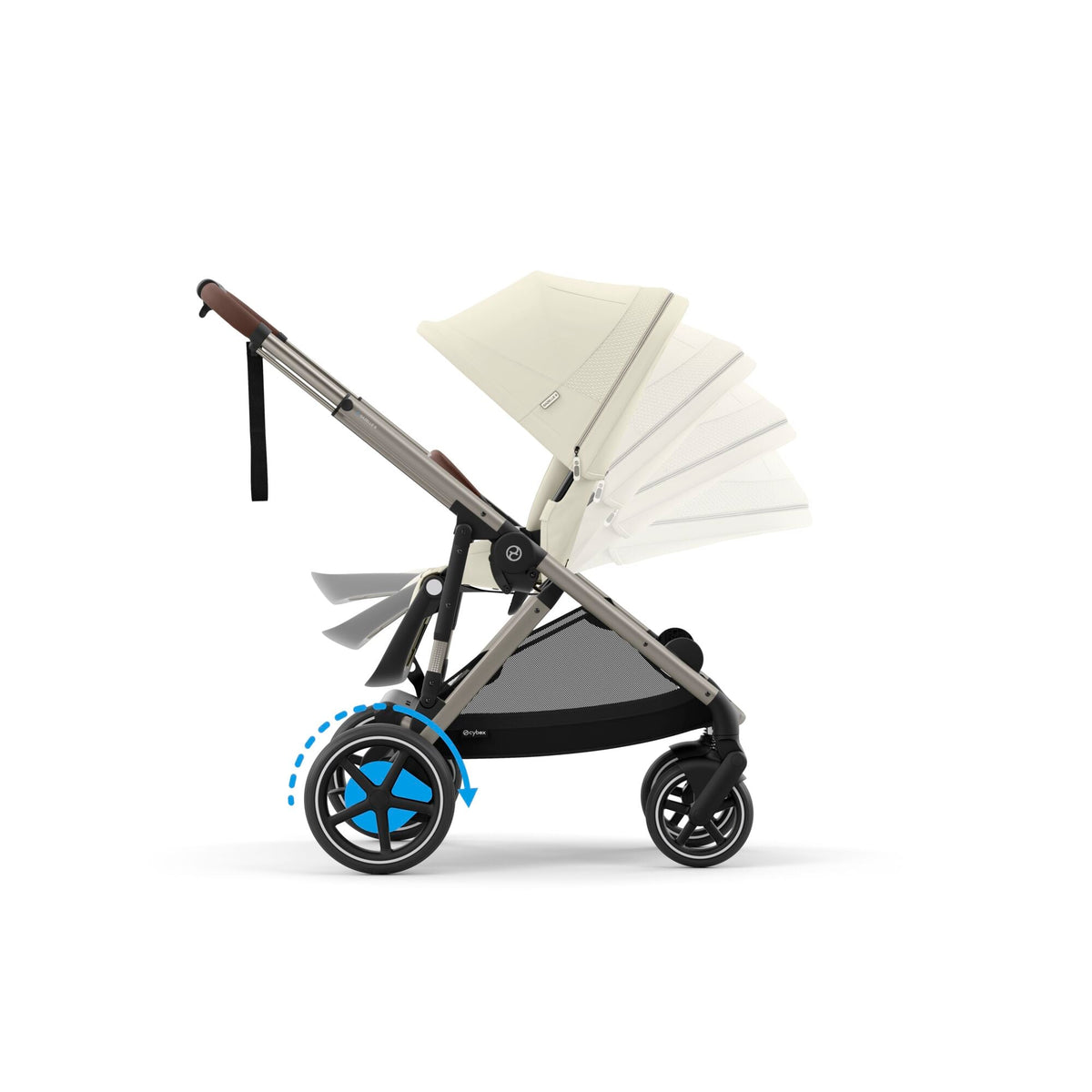 Cybex e-Gazelle S Cloud T Plus Bundle - Seashell Beige