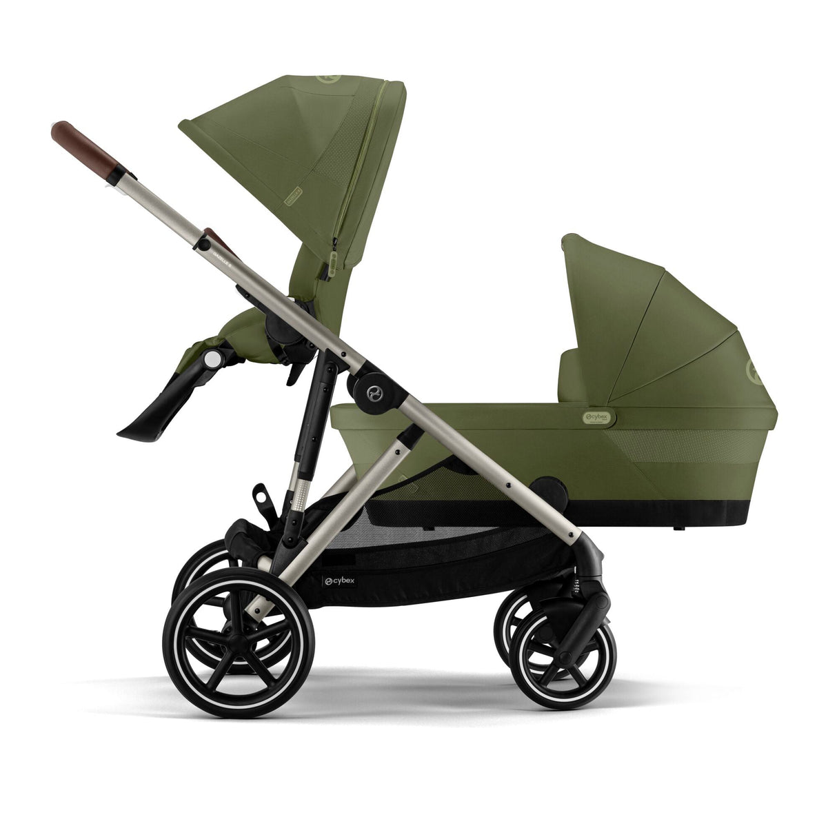 Cybex e-Gazelle S Essential Bundle - Moss Green