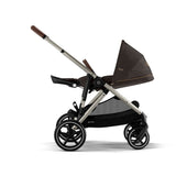 Cybex Gazelle S Double Pushchair- Chocolate Brown