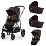 Cybex Gazelle S Twin Pushchair- Chocolate Brown