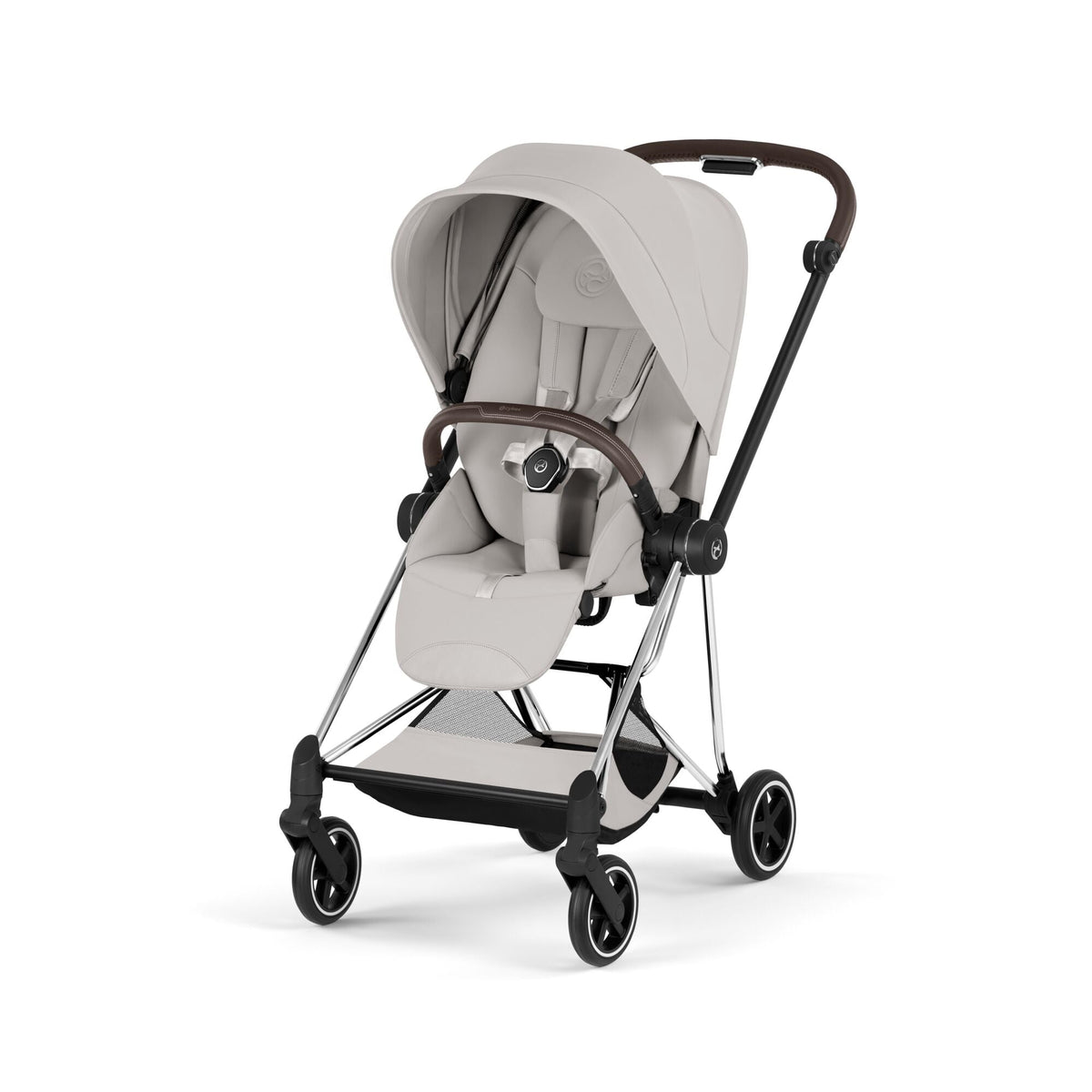 Cybex Mios Style Pushchair - City Grey with Chrome Brown Frame