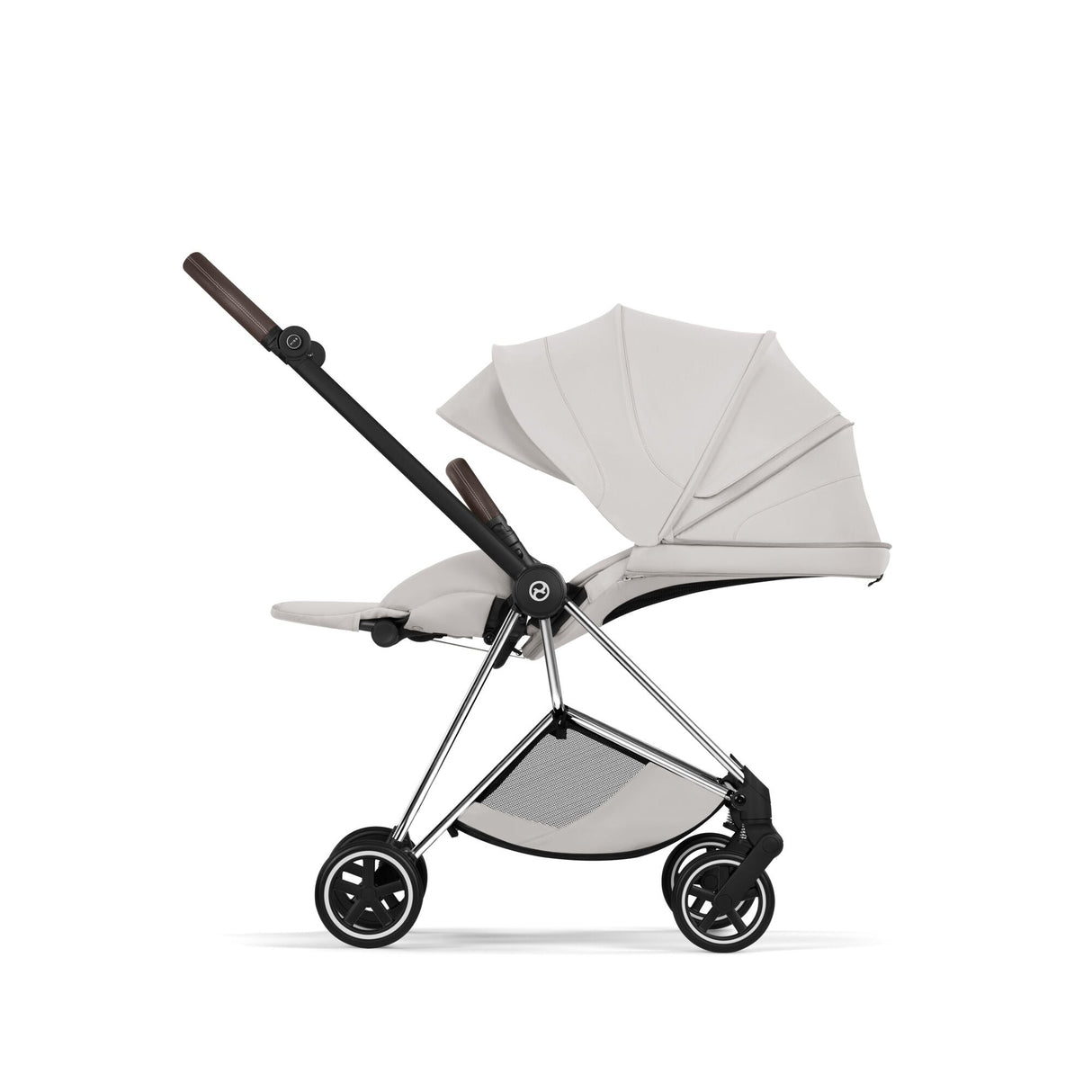 Cybex Mios Style Pushchair - City Grey with Chrome Brown Frame