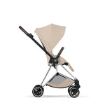 Cybex Mios Style Pushchair - Cozy Beige with Chrome Brown Frame