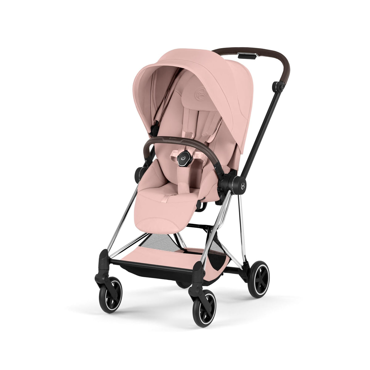 Cybex Mios Style Pushchair - Peach Pink with Chrome Brown Frame