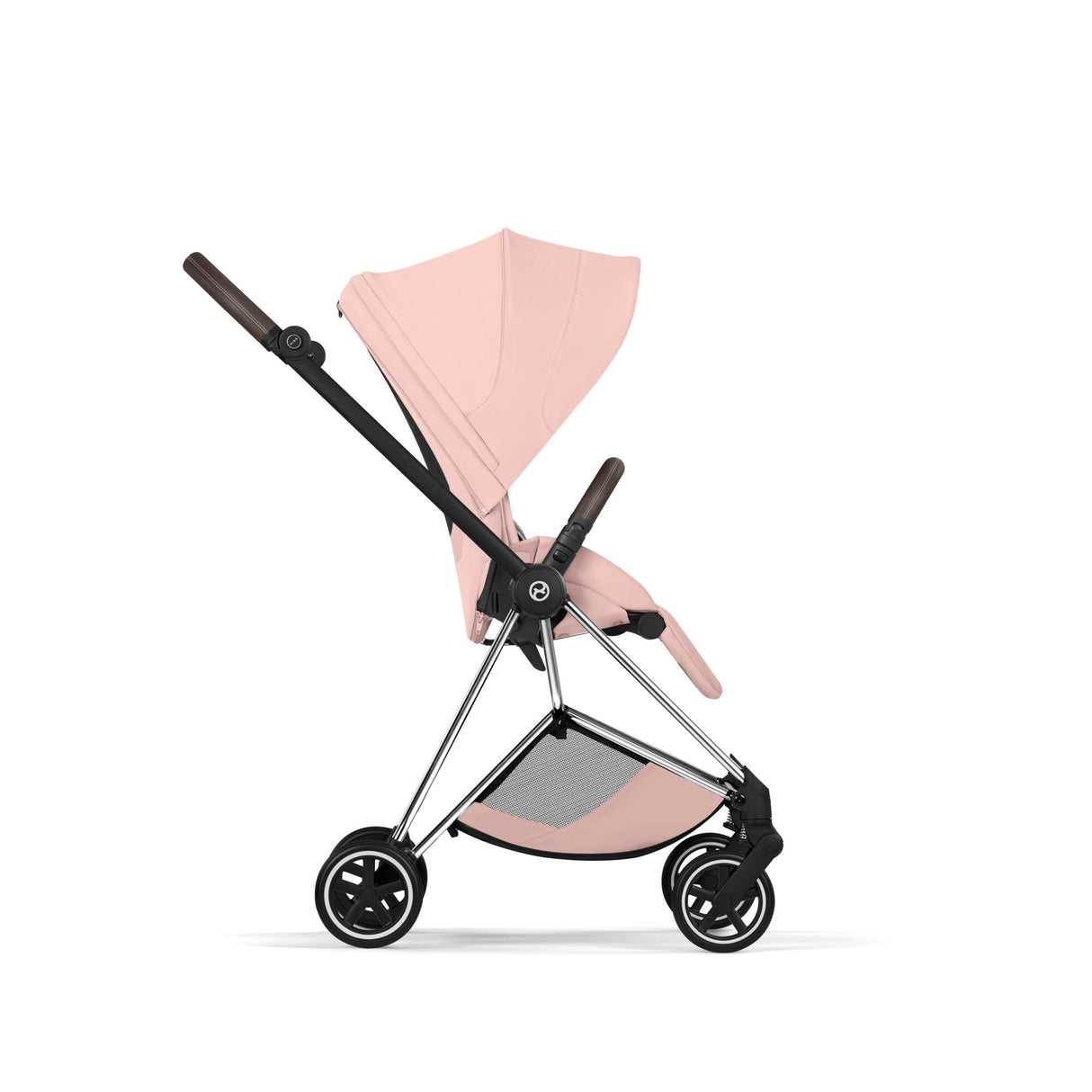 Cybex Mios Style Pushchair - Peach Pink with Chrome Brown Frame