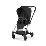 Cybex Mios Style Pushchair & Fold Cot Bundle - Sepia Black & Chrome Brown Frame