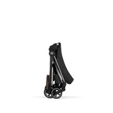 Cybex Mios Style Pushchair & Fold Cot Bundle - Sepia Black & Chrome Brown Frame