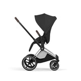 Cybex Priam Style Pushchair - Sepia Black with Chrome Brown Frame