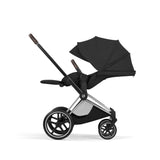 Cybex Priam Style Pushchair - Sepia Black with Chrome Brown Frame