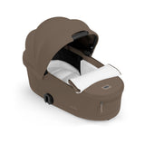 Cybex PRIAM Fold Cot Ultimate Travel System Bundle - Comfort Coconut Brown & Matt Black Frame